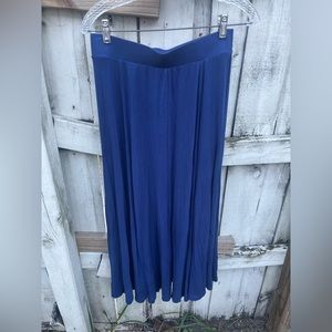 Blue maxi skirt